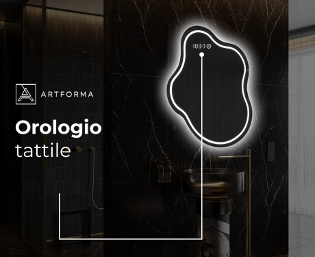 Specchio da bagno LED di forma irregolare EM223 #8