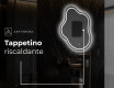 Specchio da bagno LED di forma irregolare EM223 #9