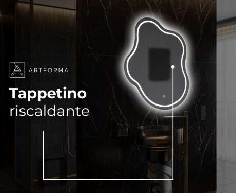 Specchio da bagno LED di forma irregolare EM223 #9