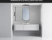 Specchio da bagno LED di forma irregolare F221 #4
