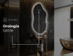 Specchio da bagno LED di forma irregolare F221 #7