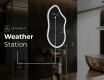 Specchio da bagno LED di forma irregolare F222 #7