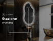 Specchio da bagno LED di forma irregolare F223 #6