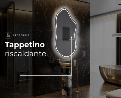 Specchio da bagno LED di forma irregolare F223 #8