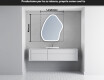 Specchio da bagno LED di forma irregolare G222 #5