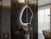 Specchio da bagno LED di forma irregolare G222 #3