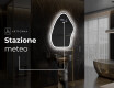 Specchio da bagno LED di forma irregolare G222 #6