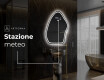 Specchio da bagno LED di forma irregolare G223 #6