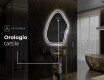 Specchio da bagno LED di forma irregolare G223 #7