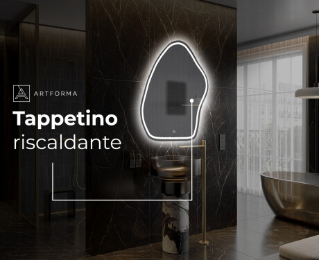 Specchio da bagno LED di forma irregolare G223 #8