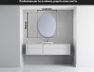 Specchio da bagno LED di forma irregolare U221 #4