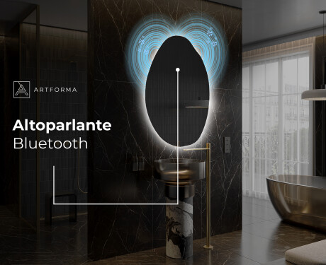 Specchio da bagno LED di forma irregolare U221 #6
