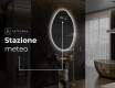 Specchio da bagno LED di forma irregolare U221 #7