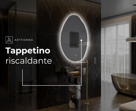 Specchio da bagno LED di forma irregolare U221 #9