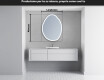 Specchio da bagno LED di forma irregolare U222 #5