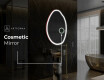 Specchio da bagno LED di forma irregolare U222 #6