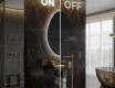Specchio da bagno LED di forma irregolare U222 #3