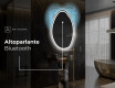 Specchio da bagno LED di forma irregolare U222 #6