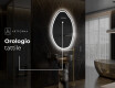 Specchio da bagno LED di forma irregolare U222 #8