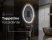 Specchio da bagno LED di forma irregolare U222 #9