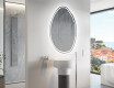 Specchio da bagno LED di forma irregolare U223