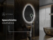 Specchio da bagno LED di forma irregolare U223 #5