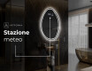 Specchio da bagno LED di forma irregolare U223 #7