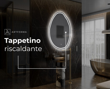 Specchio da bagno LED di forma irregolare U223 #9