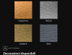 Specchio da bagno asimmetrico con cornice in metallo L292 #2