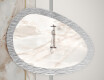 Specchio da bagno asimmetrico con cornice in metallo L292 #5