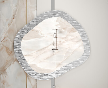 Specchio su misura in una cornice metallica di design L291 #5