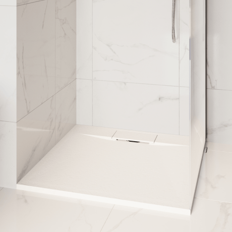 Piatto doccia rettangolare Avero 90x110 cm bianco #4