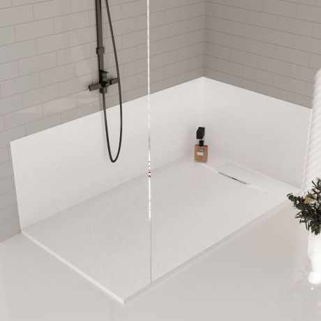 Piatto doccia rettangolare Avero 90x110 cm bianco #6