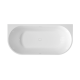 Vasca da bagno scanalata Glamour 170 cm a libera installazione, completa di sifone e tappo/scarico in bianco #7