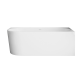 Vasca da bagno Astri da appoggio a parete, 150 cm, con montaggio a destra, completa di sifone, tappo e elegante troppopieno #4