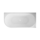 Vasca da bagno Astri da appoggio a parete, 150 cm, con montaggio a destra, completa di sifone, tappo e elegante troppopieno #5