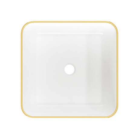 Lavabo da appoggio MALAGA bianco/oro #4