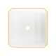 Lavabo da appoggio MALAGA bianco/oro #4