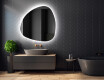 Specchio da bagno LED di forma irregolare J221 #2