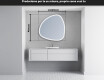Specchi LED da parete forme particolari J222 #3