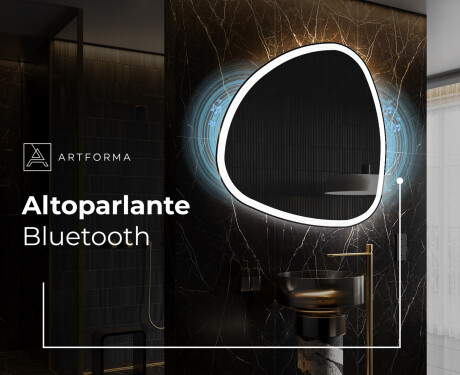 Specchio da bagno LED di forma irregolare J222 #5