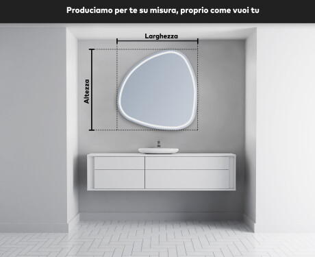 Specchi LED da parete forme particolari J223 #3