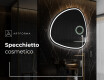Specchio da bagno LED di forma irregolare J223 #4