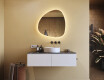 Specchio da bagno LED di forma irregolare 74x74cm su šaltu LED apšvietimu 7000K, šiltu apšvietimu 3000K arba neutraliu apšvietimu 4500K #8