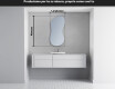 Specchio da bagno LED di forma irregolare K221 #4
