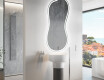 Specchio da bagno LED di forma irregolare K222
