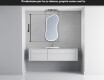 Specchio da bagno LED di forma irregolare K222 #5