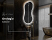 Specchio da bagno LED di forma irregolare K222 #7