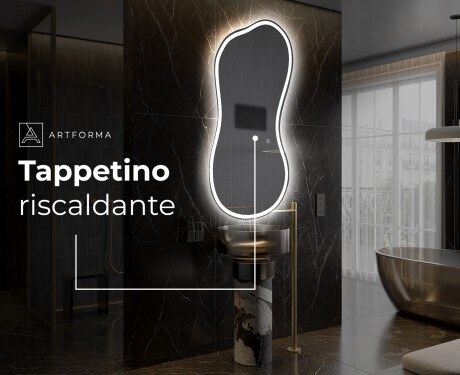 Specchio da bagno LED di forma irregolare K222 #8