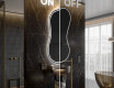 Specchio da bagno LED di forma irregolare K223 #3